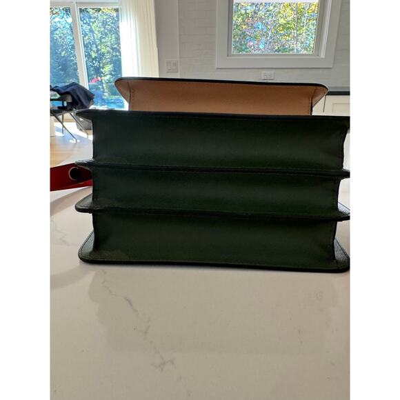 NWOT Marni Medium Trunk Bag In Saffiano Leather - Picture 6 of 9